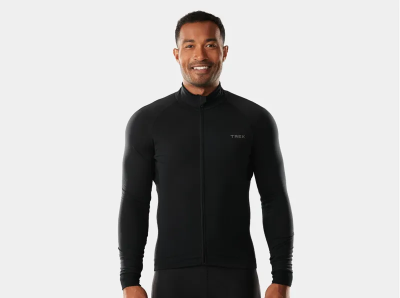 Trek Circuit Thermal Long Sleeve Cycling Jersey in Black